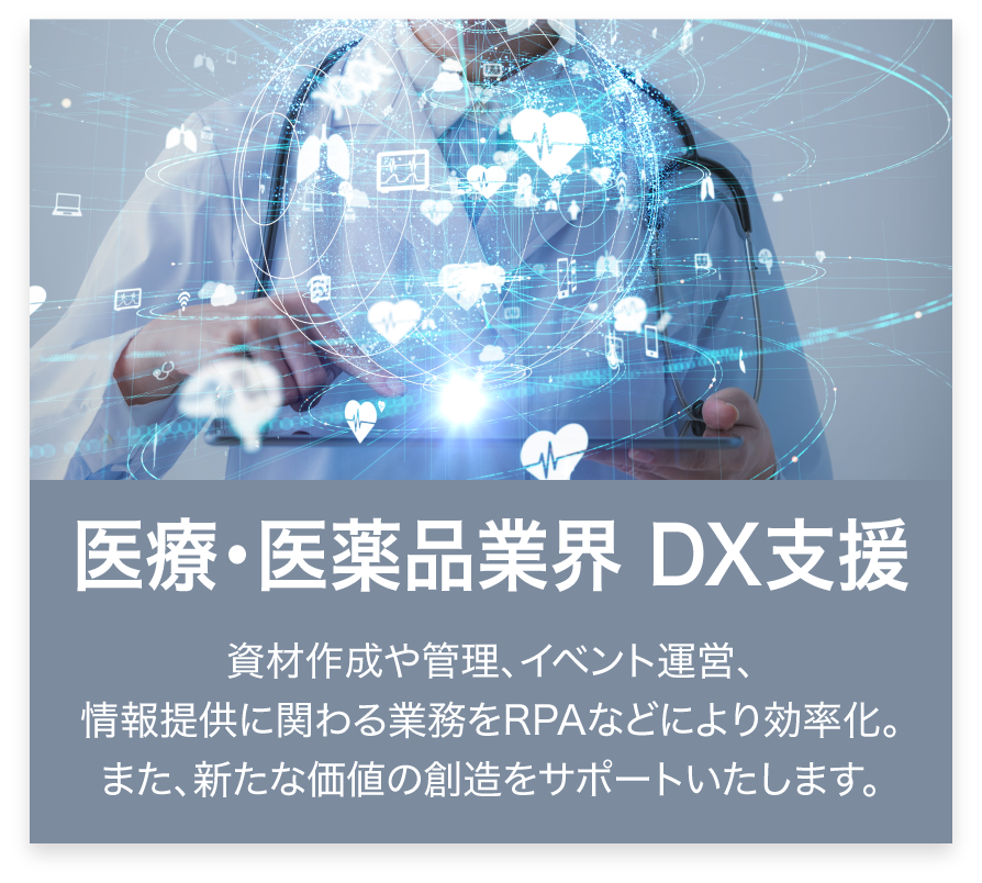 医療・医薬品業界 DX支援バナーSP